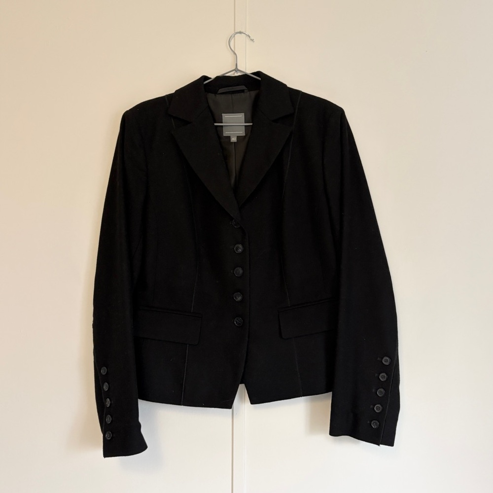 Marc Aurel Classic Black Wool Women's Blazer
